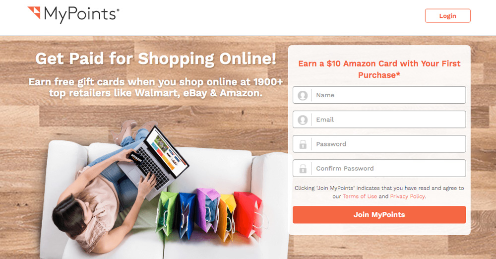 mypoints amazon gift card offer